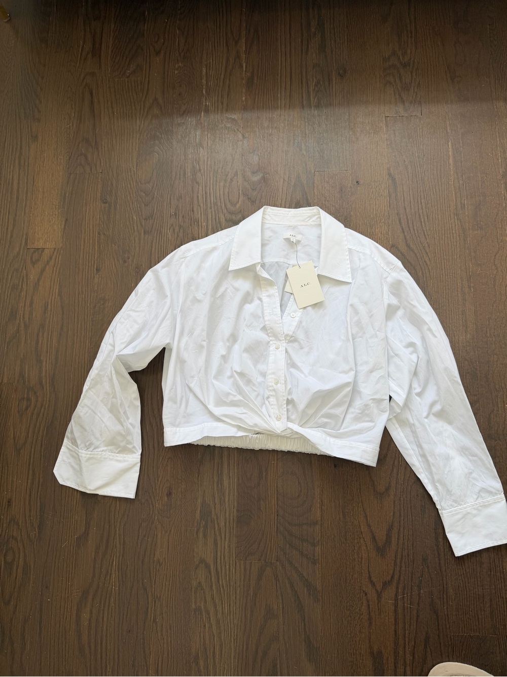 A.L.C. Classic White Button-Up Shirt